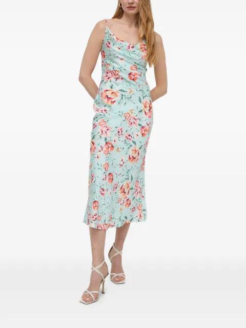 floral-print midi dress by GUESS USA