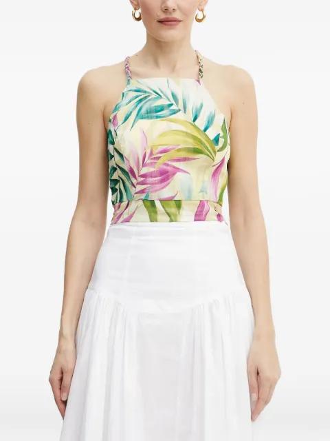 floral smocked top by GUESS USA