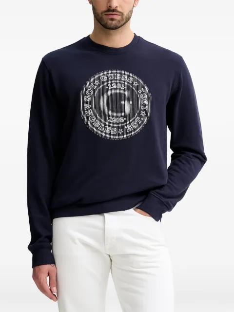 graphic round-neck sweatshirt by GUESS USA