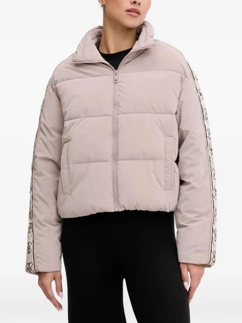 high-neck puffer jacket by GUESS USA