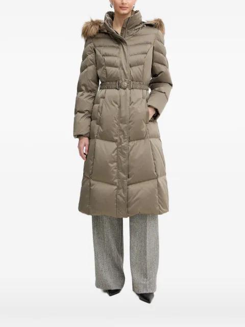 hoodied padded coat by GUESS USA