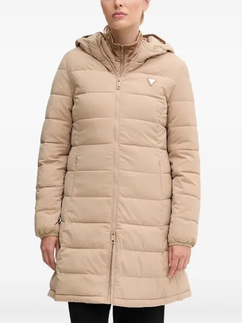 hoodied padded coat by GUESS USA