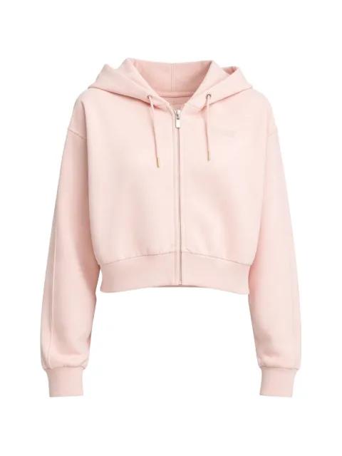 hoodied zip-up top by GUESS USA