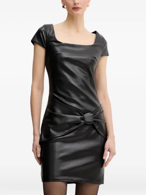 knot short-sleeve mini dress by GUESS USA