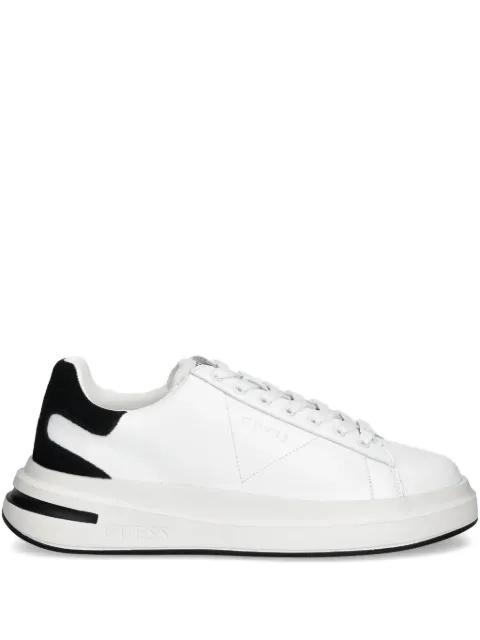 lace-up panelled sneakers by GUESS USA