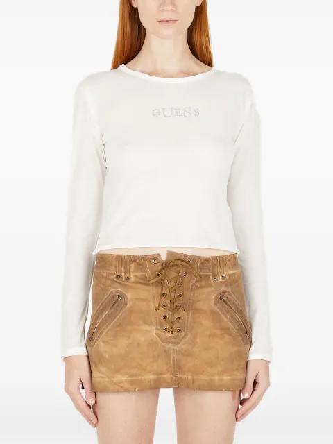 logo-appliqué T-shirt by GUESS USA