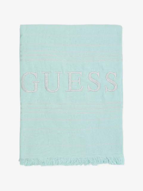 logo beach towel by GUESS USA