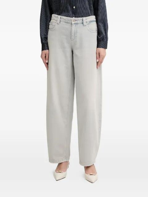 logo-detail cotton jeans by GUESS USA