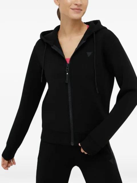 logo-detail hoodie by GUESS USA