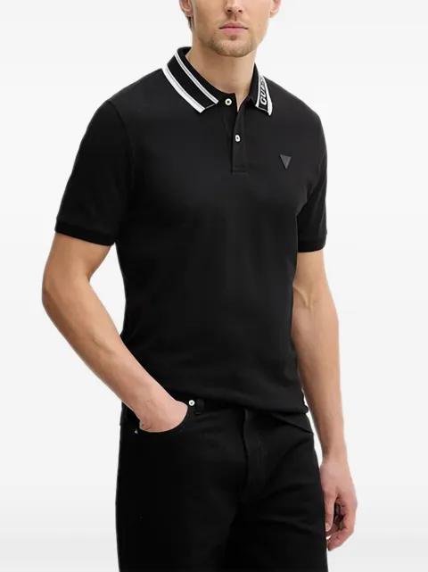 logo-detail polo shirt by GUESS USA