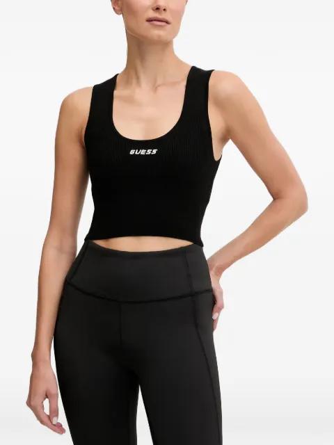 logo-detail tank top by GUESS USA
