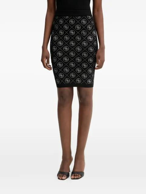 logo-embellished skirt by GUESS USA
