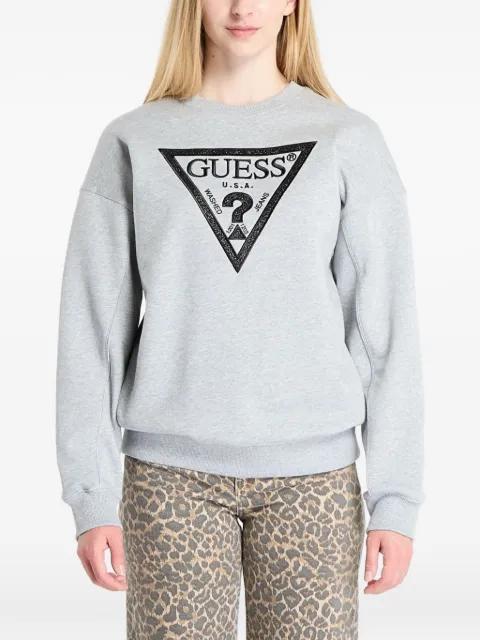 logo-embellished sweatshirt by GUESS USA