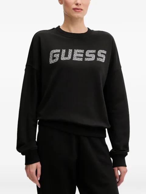 logo-embellished sweatshirt by GUESS USA
