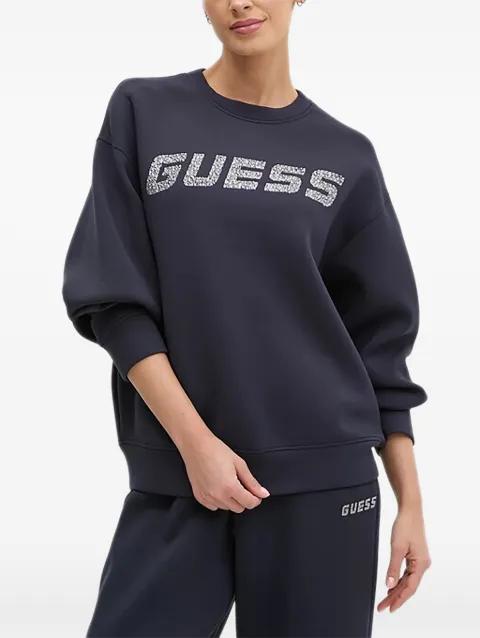 logo-embellished sweatshirt by GUESS USA