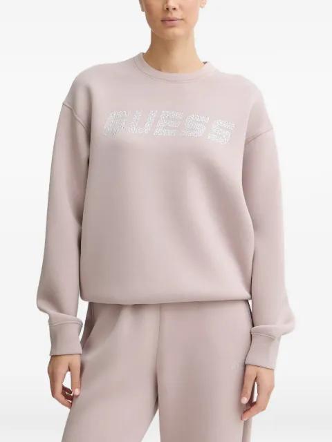 logo-embellished sweatshirt by GUESS USA