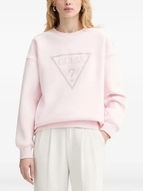 logo-embellished sweatshirt by GUESS USA