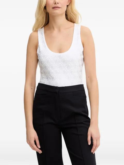 logo-embellished tank top by GUESS USA