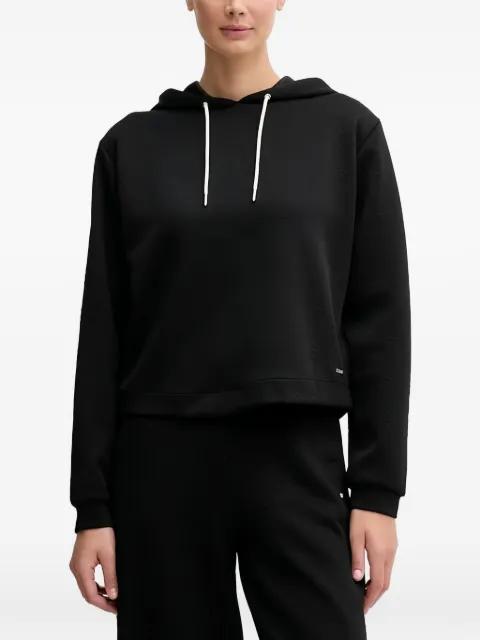 logo-embossed hoodie by GUESS USA