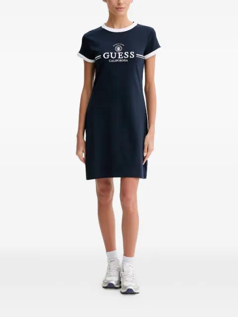 logo-embroidered mini dress by GUESS USA
