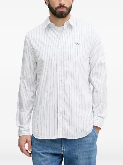 logo-embroidered shirt by GUESS USA