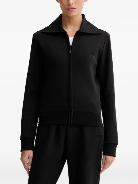 logo-embroidered track jacket by GUESS USA