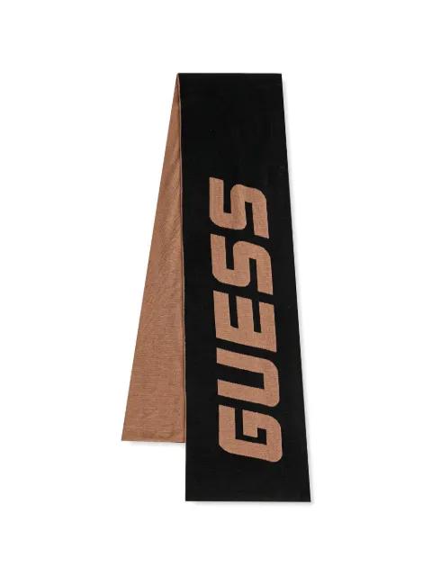 logo-intarsia scarf by GUESS USA
