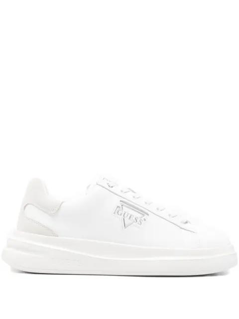 logo lace-up low-top sneakers by GUESS USA