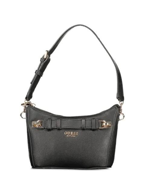 logo-lettering pebbled tote bag by GUESS USA