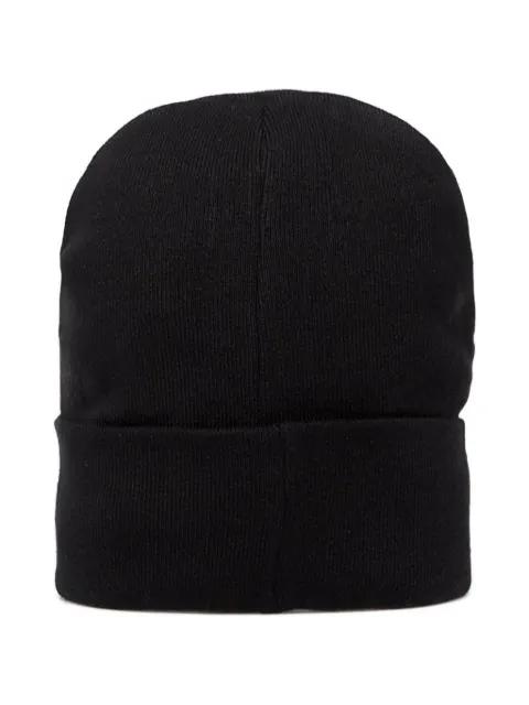 logo-patch beanie hat by GUESS USA