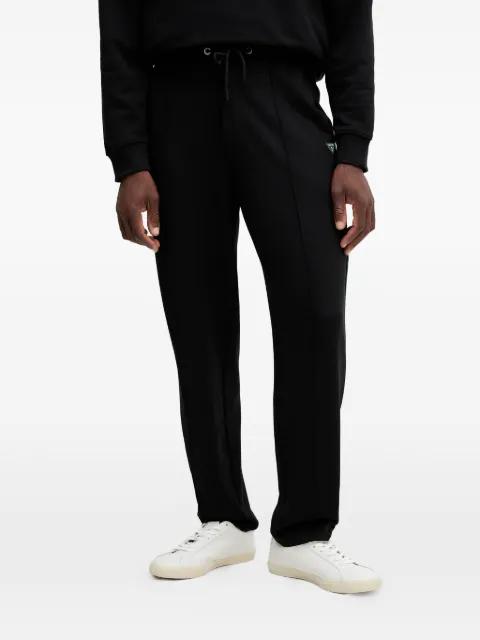 logo-patch drawstring track pants by GUESS USA