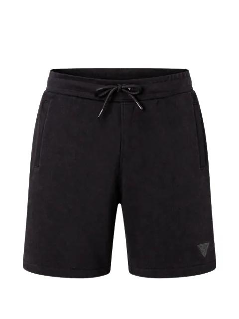 logo-patch drawstring track shorts by GUESS USA