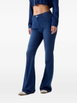 logo-patch flared jeans by GUESS USA logo-patch flared jeans by GUESS USA