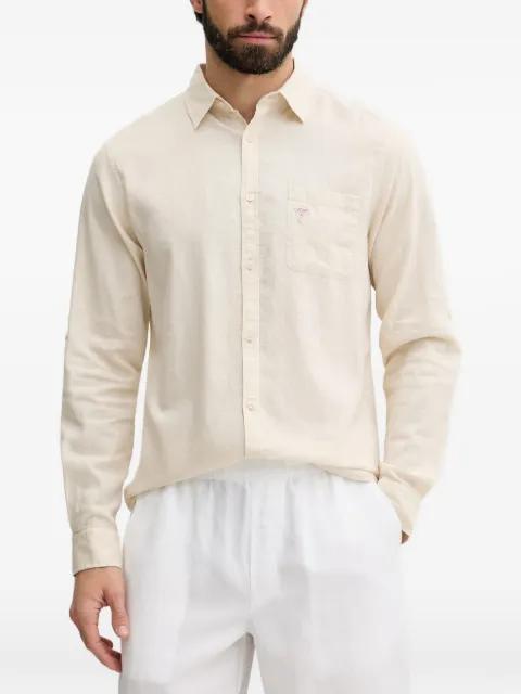 logo-patch shirt by GUESS USA