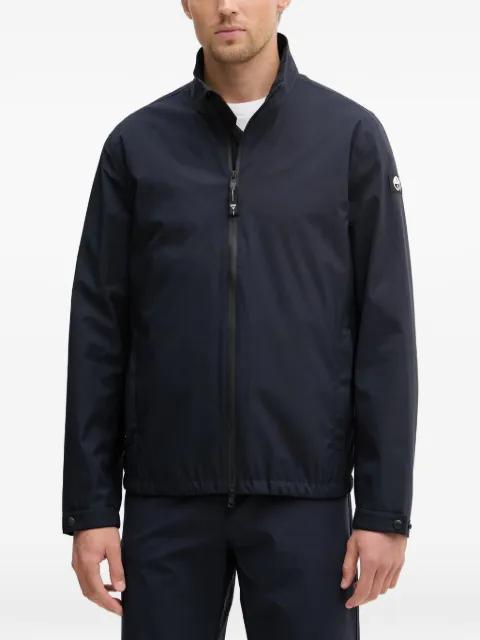 logo-patch zip-up jacket by GUESS USA