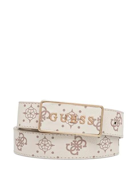 logo pattern belt by GUESS USA