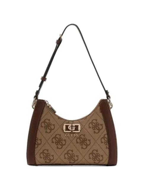 logo pattern shoulder bag by GUESS USA