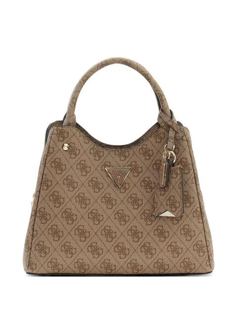 logo-pattern tote bag by GUESS USA
