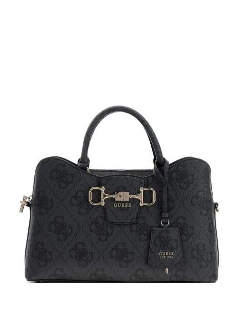 logo-pattern tote bag by GUESS USA