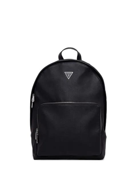 logo-plaque backpack by GUESS USA