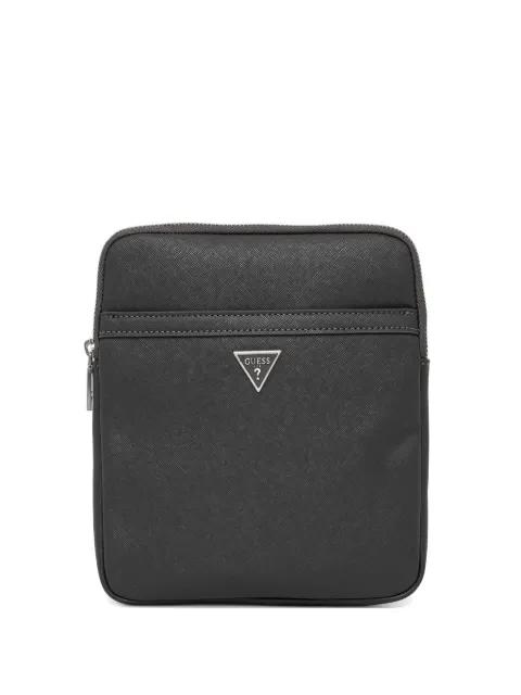 logo-plaque messenger bag by GUESS USA