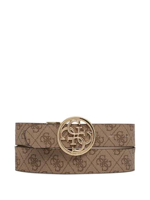 logo-plaque reversible belt by GUESS USA