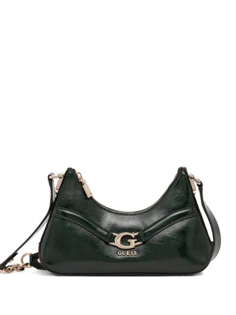 logo plaque satchel by GUESS USA