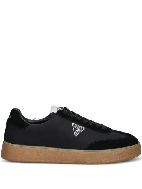 logo-plaque suede sneakers by GUESS USA