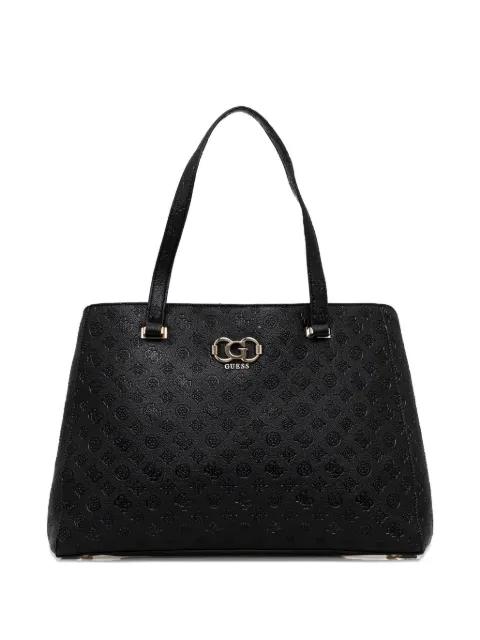 logo-plaque tote bag by GUESS USA