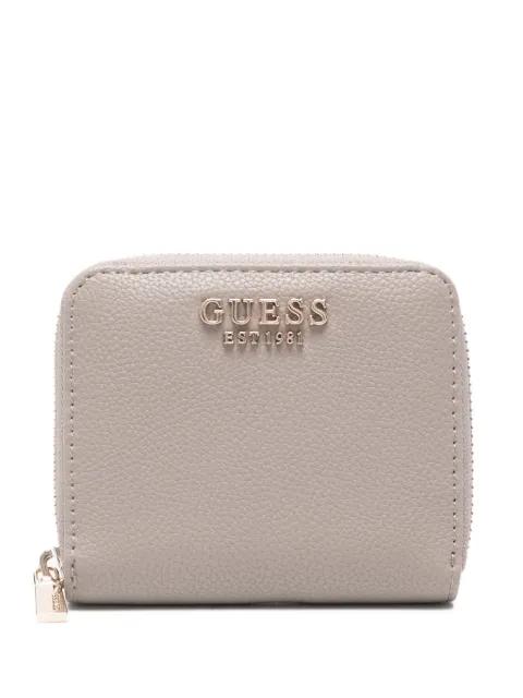 logo-plaque wallet by GUESS USA
