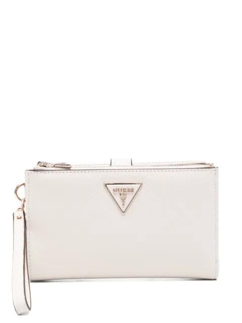 logo-plaque wallet by GUESS USA