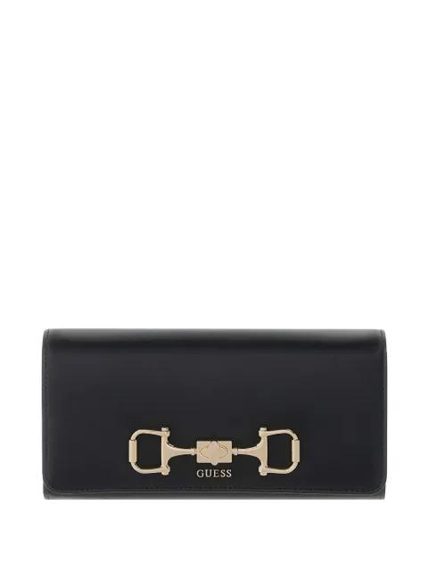logo-plaque wallet by GUESS USA