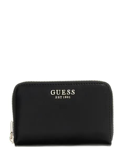 logo-plaque zip-around wallet by GUESS USA