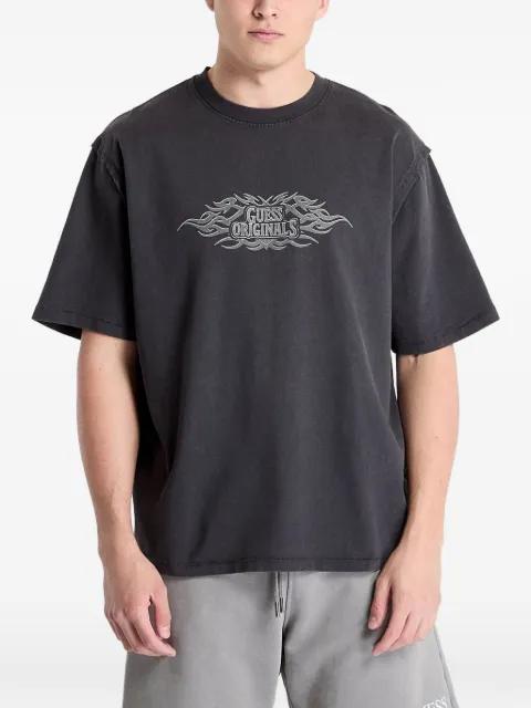 logo-print T-shirt by GUESS USA